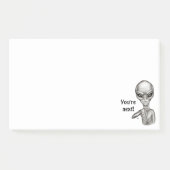 Slechte Alien, jij bent de volgende! Post-it® Notes (Voorkant)