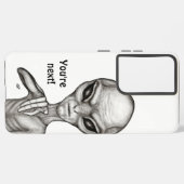 Slechte Alien, jij bent de volgende! Samsung Galaxy Hoesje (Linkerkant)