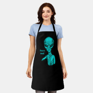 Slechte Alien, jij bent de volgende! Schort