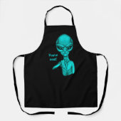 Slechte Alien, jij bent de volgende! Schort (Voorkant)