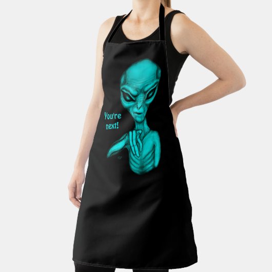 Slechte Alien, jij bent de volgende! Schort (Insitu)