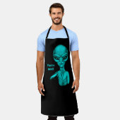 Slechte Alien, jij bent de volgende! Schort (Gedragen)