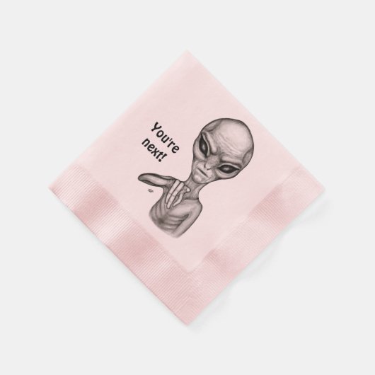 Slechte Alien, jij bent de volgende! Servetten (Hoek)