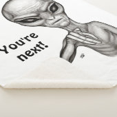 Slechte Alien, jij bent de volgende! Sherpa Blanke Deken (3/4)
