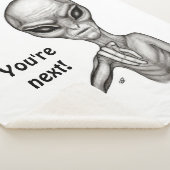 Slechte Alien, jij bent de volgende! Sherpa Blanke Deken (3/4)