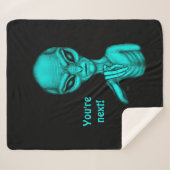 Slechte Alien, jij bent de volgende! Sherpa Deken (Voorkant (horizontaal))