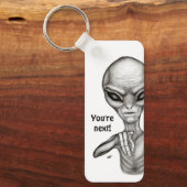 Slechte Alien, jij bent de volgende! Sleutelhanger (Voorkant)