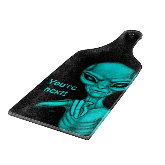 Slechte Alien, jij bent de volgende! Snijplank (Hoek)