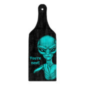 Slechte Alien, jij bent de volgende! Snijplank (Voorkant)