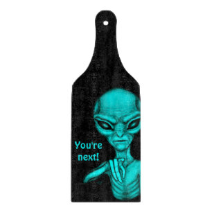 Slechte Alien, jij bent de volgende! Snijplank