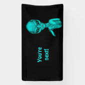 Slechte Alien, jij bent de volgende! Spandoek (Verticaal)