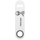 Slechte Alien, jij bent de volgende! Speed Flessenopener (Achterkant)