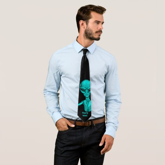 Slechte Alien, jij bent de volgende! Stropdas (In situ)