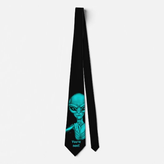 Slechte Alien, jij bent de volgende! Stropdas (Voorkant)