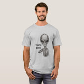 Slechte Alien, jij bent de volgende! T-shirt (Voorkant volledig)