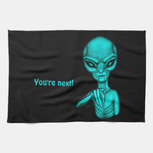 Slechte Alien, jij bent de volgende! Theedoek