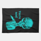 Slechte Alien, jij bent de volgende! Theedoek (Horizontaal)