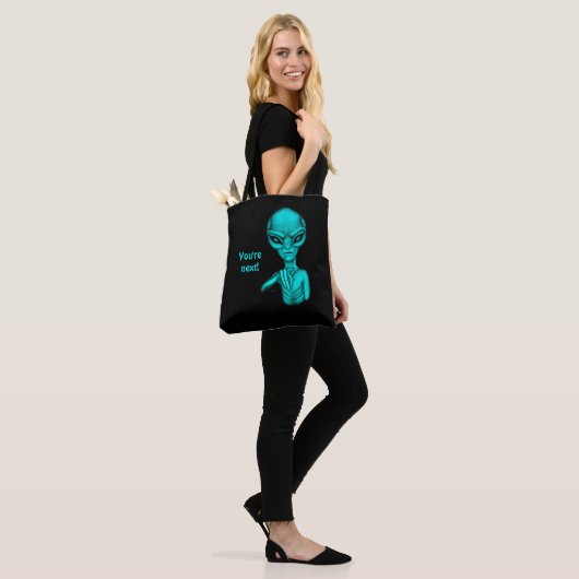 Slechte Alien, jij bent de volgende! Tote Bag (Op model)