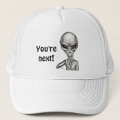Slechte Alien, jij bent de volgende! Trucker Pet (Voorkant)