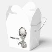 Slechte Alien, jij bent de volgende! Vierbox Bedankdoosjes (Geopend)