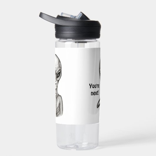 Slechte Alien, jij bent de volgende! Waterfles (Rechts)