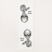 Slechte Alien, jij bent de volgende! Yogamat (Achterkant)