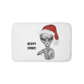 Slechte alien, zware kerst! badmat (Voorkant)