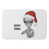 Slechte alien, zware kerst! badmat (Voorkant)