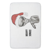 Slechte alien, zware kerst! badmat (Voorkant Verticaal)