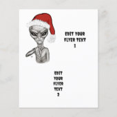 Slechte alien, zware kerst! flyer (Achterkant)