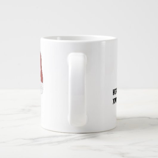 Slechte alien, zware kerst! grote koffiekop (Achterkant)