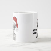 Slechte alien, zware kerst! grote koffiekop (Voorkant)