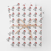 Slechte alien, zware kerst! inpakpapier vel (In situ)