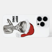 Slechte alien, zware kerst! iPhone hoesje (Achterkant horizontaal)