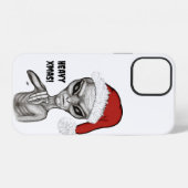 Slechte alien, zware kerst! iPhone hoesje (Achterkant horizontaal)