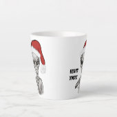 Slechte alien, zware kerst! latte mok (Voorkant)