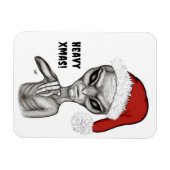 Slechte alien, zware kerst! magneet (Horizontaal)