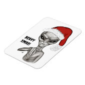 Slechte alien, zware kerst! magneet (Linkerzijde)