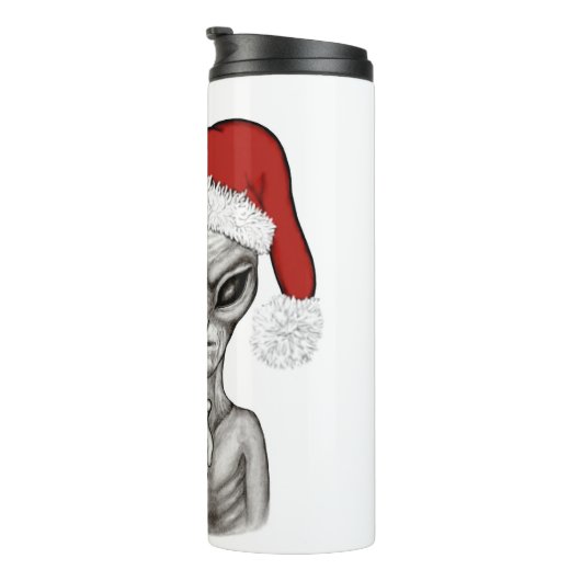 Slechte alien, zware kerst! thermosbeker (Geroteerd rechts)