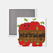 Slechte appelmagneet magneet (Voorkant / Achterkant)