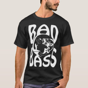 Slechte Baars SVG Aangepaste Kleur T-shirt