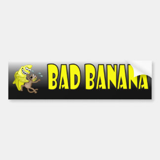 slechte banaan bumpersticker