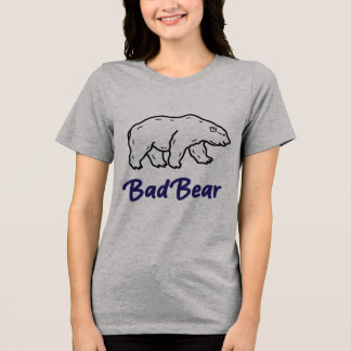 Slechte Beer T-shirt – Grappige Houding IJsbeer Gr
