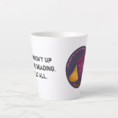 Slechte beslissingen Boek Club Extra Grote Koffie  Latte Mok (Voorkant)