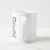 Slechte beslissingen maken goede verhalen - grappi grote koffiekop (Achterkant)