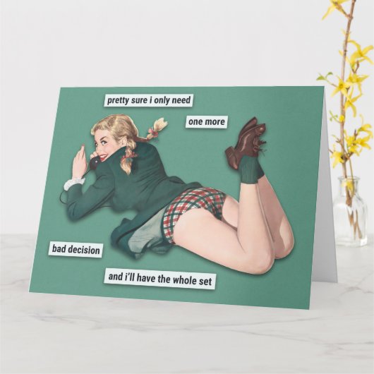 Slechte besluiten kaart (Gele Bloem)