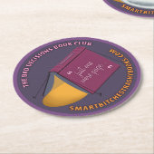 Slechte Besluiten Onderzetters Boekclub (Gebogen)