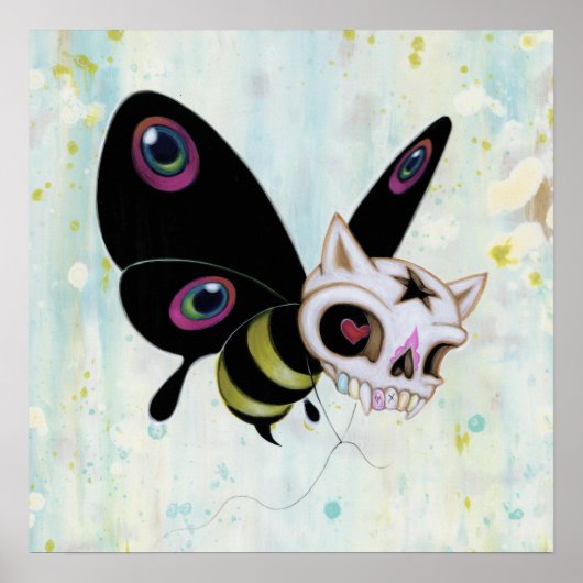 Slechte bijenafdrukken poster (Voorkant)