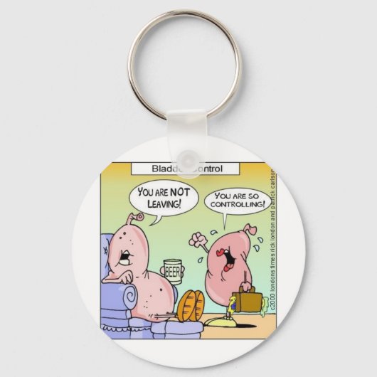 Slechte Blaas Relaties Grappige Cadeaus & Verzamel Sleutelhanger (Voorkant)