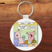 Slechte Blaas Relaties Grappige Cadeaus & Verzamel Sleutelhanger (Voorkant)